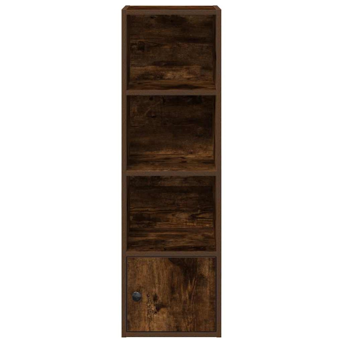vidaXL Βιβλιοθήκη Καπνιστή Δρυς 31x24x102 εκ. από Επεξεργασμένο Ξύλο