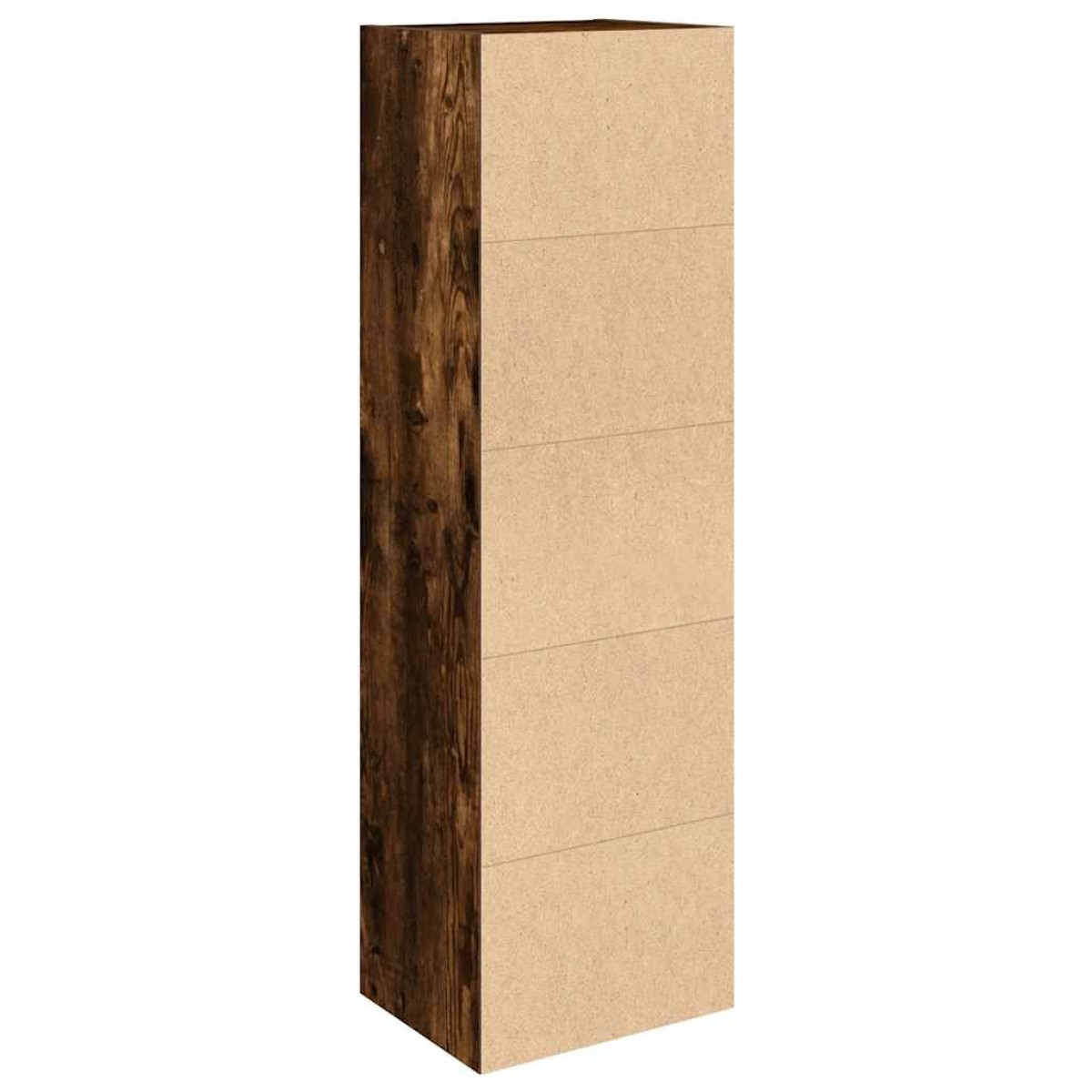 vidaXL Βιβλιοθήκη Καπνιστή Δρυς 31x24x102 εκ. από Επεξεργασμένο Ξύλο