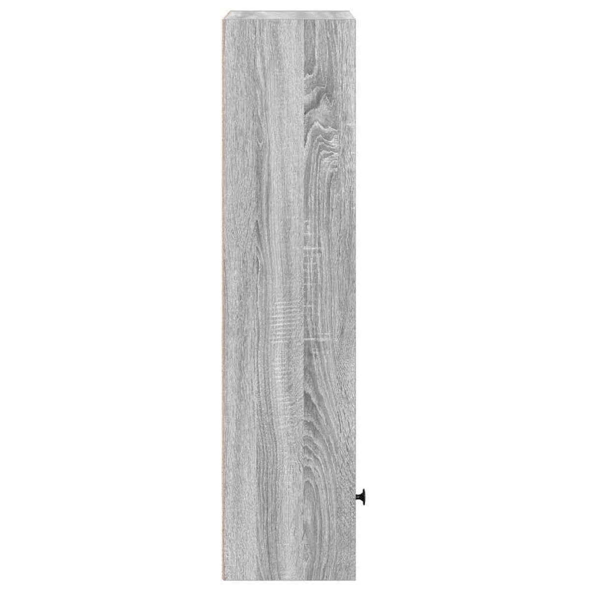 vidaXL Βιβλιοθήκη Γκρι Sonoma 31x24x102 εκ. από Επεξεργασμένο Ξύλο
