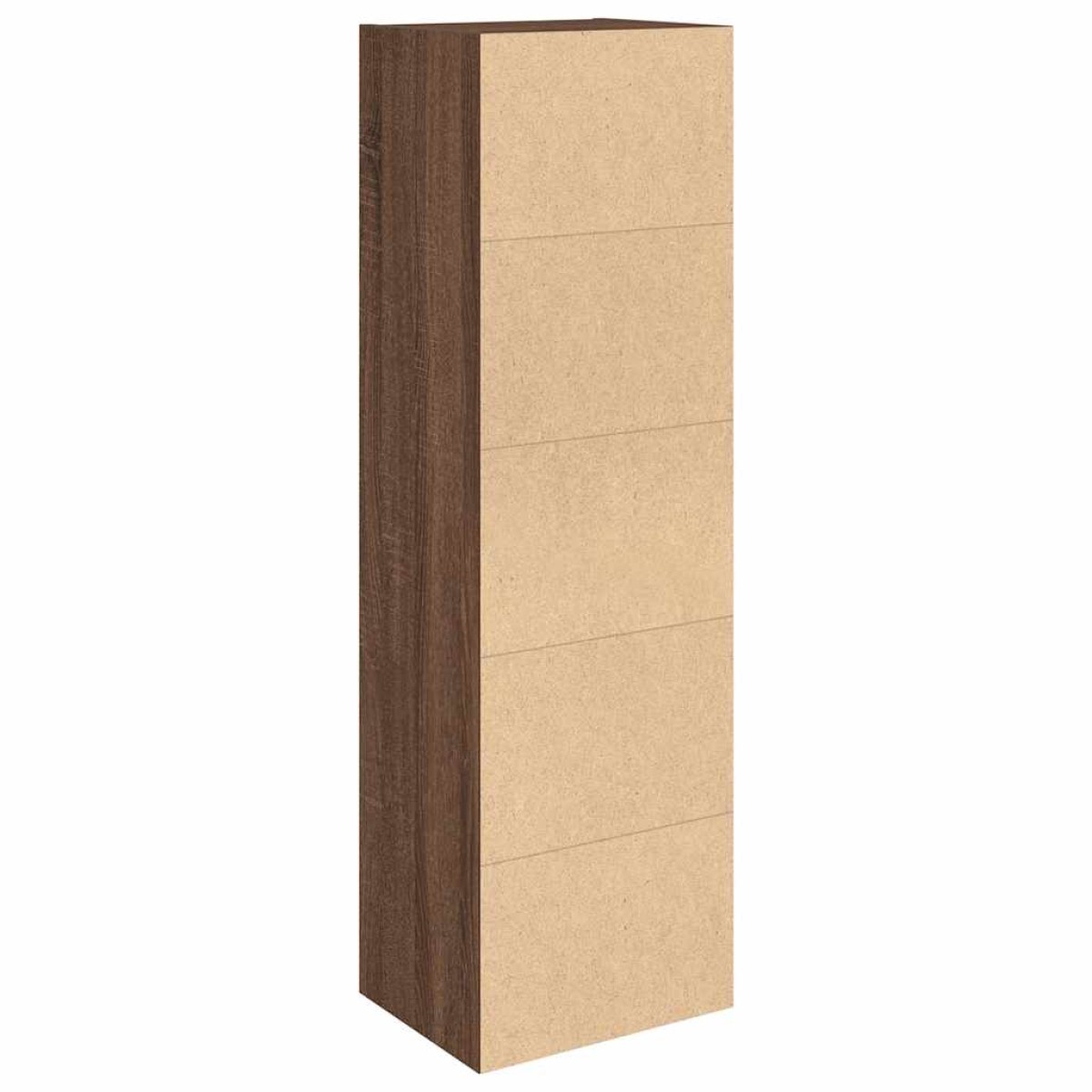 vidaXL Βιβλιοθήκη Καφέ Δρυς 31x24x102 εκ. από Επεξεργασμένο Ξύλο