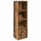 vidaXL Βιβλιοθήκη Όψη Παλαιού Ξύλου 31x24x102 εκ. Επεξεργασμένο Ξύλο