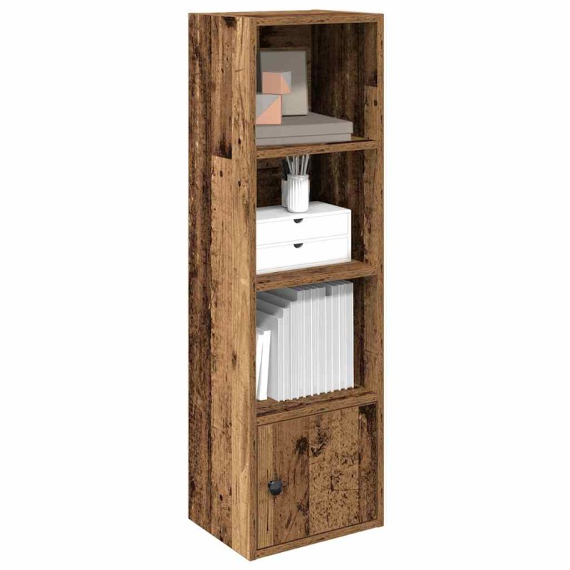 vidaXL Βιβλιοθήκη Όψη Παλαιού Ξύλου 31x24x102 εκ. Επεξεργασμένο Ξύλο