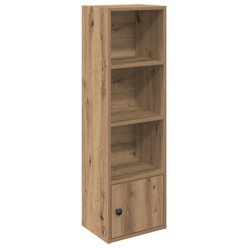 vidaXL Βιβλιοθήκη Αρτισιανή Δρυς 31x24x102 εκ. Επεξ. Ξύλο
