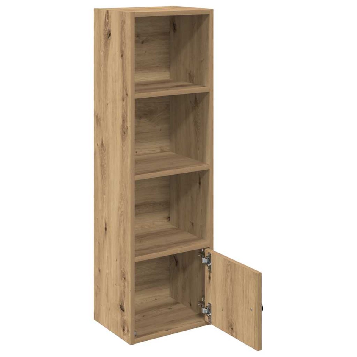 vidaXL Βιβλιοθήκη Αρτισιανή Δρυς 31x24x102 εκ. Επεξ. Ξύλο