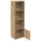 vidaXL Βιβλιοθήκη Αρτισιανή Δρυς 31x24x102 εκ. Επεξ. Ξύλο