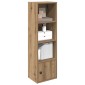 vidaXL Βιβλιοθήκη Αρτισιανή Δρυς 31x24x102 εκ. Επεξ. Ξύλο