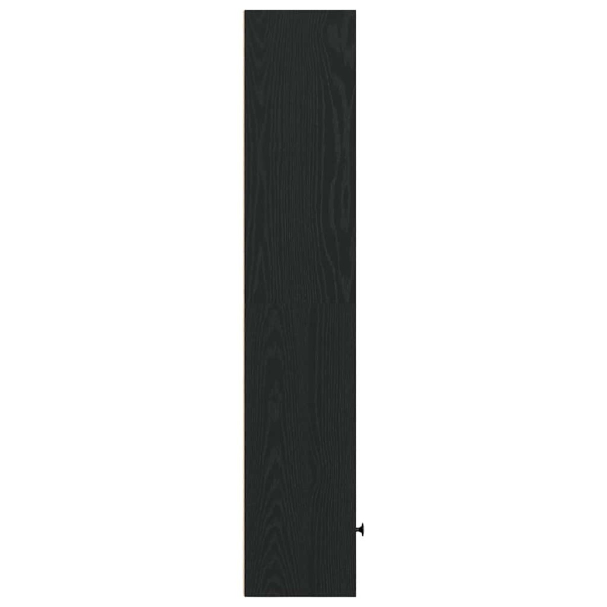 vidaXL Βιβλιοθήκη Μαύρη Δρυς 31x24x127 εκ. Κατασκευασμένο ξύλο