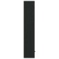 vidaXL Βιβλιοθήκη Μαύρη Δρυς 31x24x127 εκ. Κατασκευασμένο ξύλο