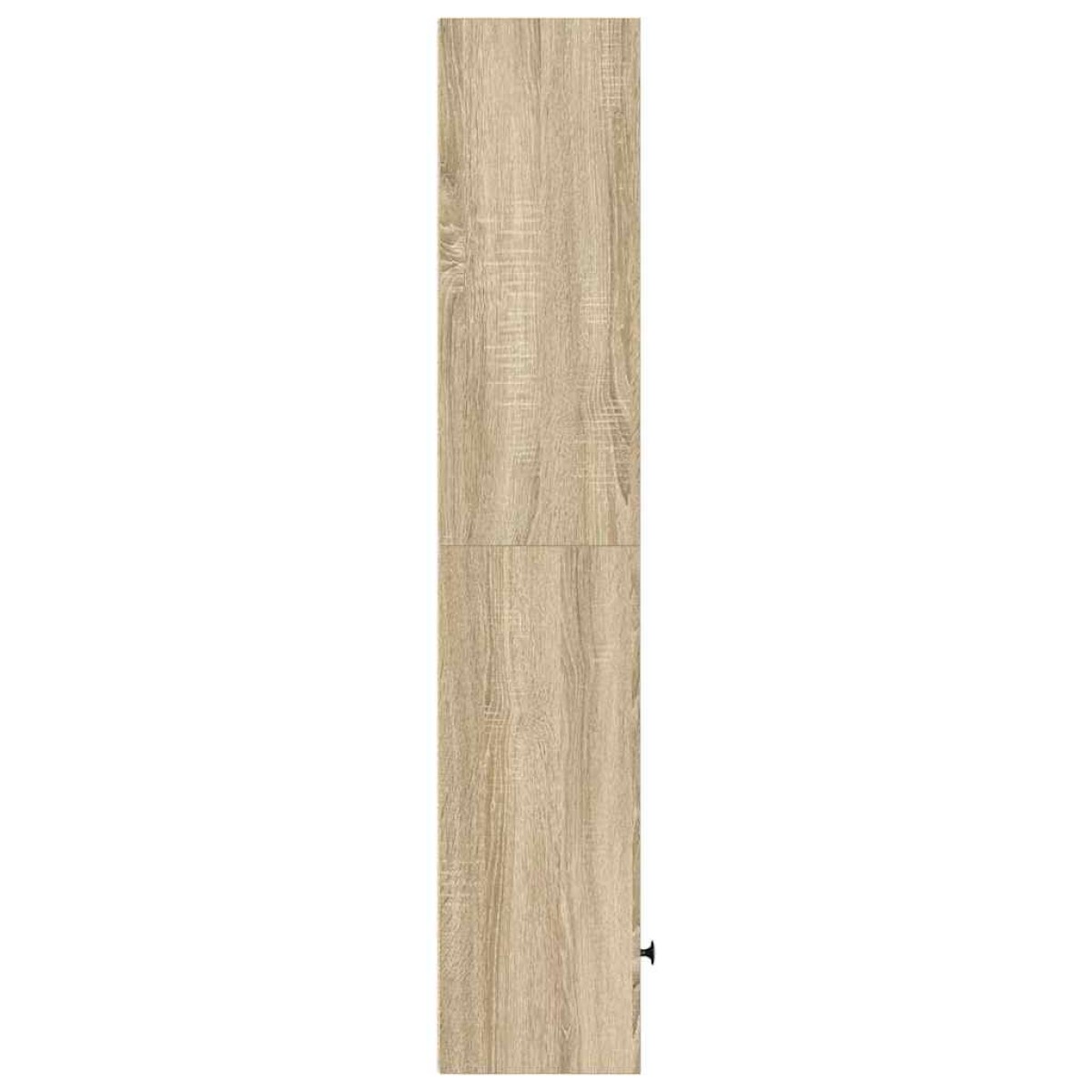 vidaXL Βιβλιοθήκη Sonoma Δρυς 31x24x127 εκ. από Επεξεργασμένο Ξύλο