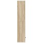 vidaXL Βιβλιοθήκη Sonoma Δρυς 31x24x127 εκ. από Επεξεργασμένο Ξύλο