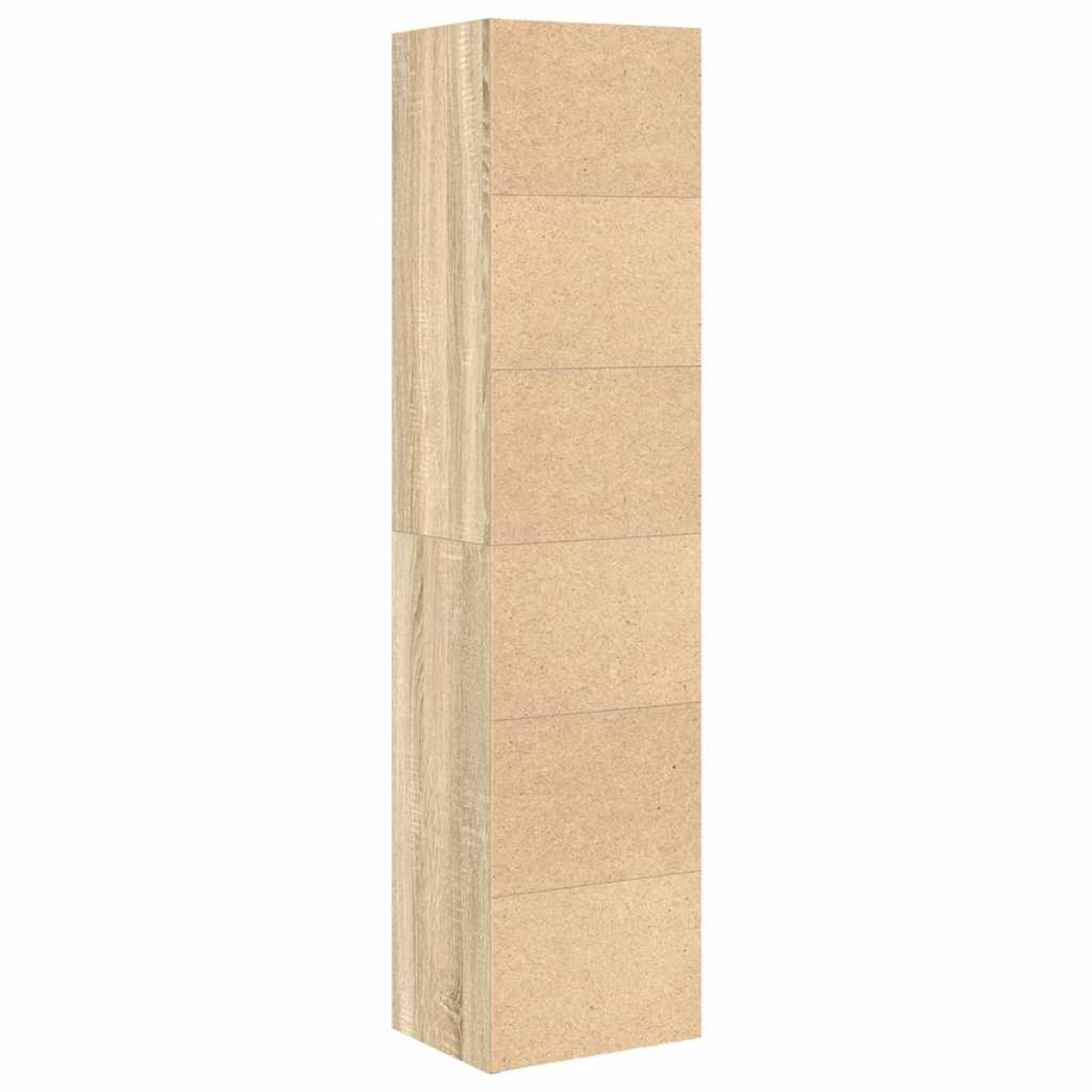 vidaXL Βιβλιοθήκη Sonoma Δρυς 31x24x127 εκ. από Επεξεργασμένο Ξύλο
