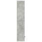 vidaXL Βιβλιοθήκη Γκρι Σκυροδέματος 31x24x127 εκ. Επεξεργ. Ξύλο