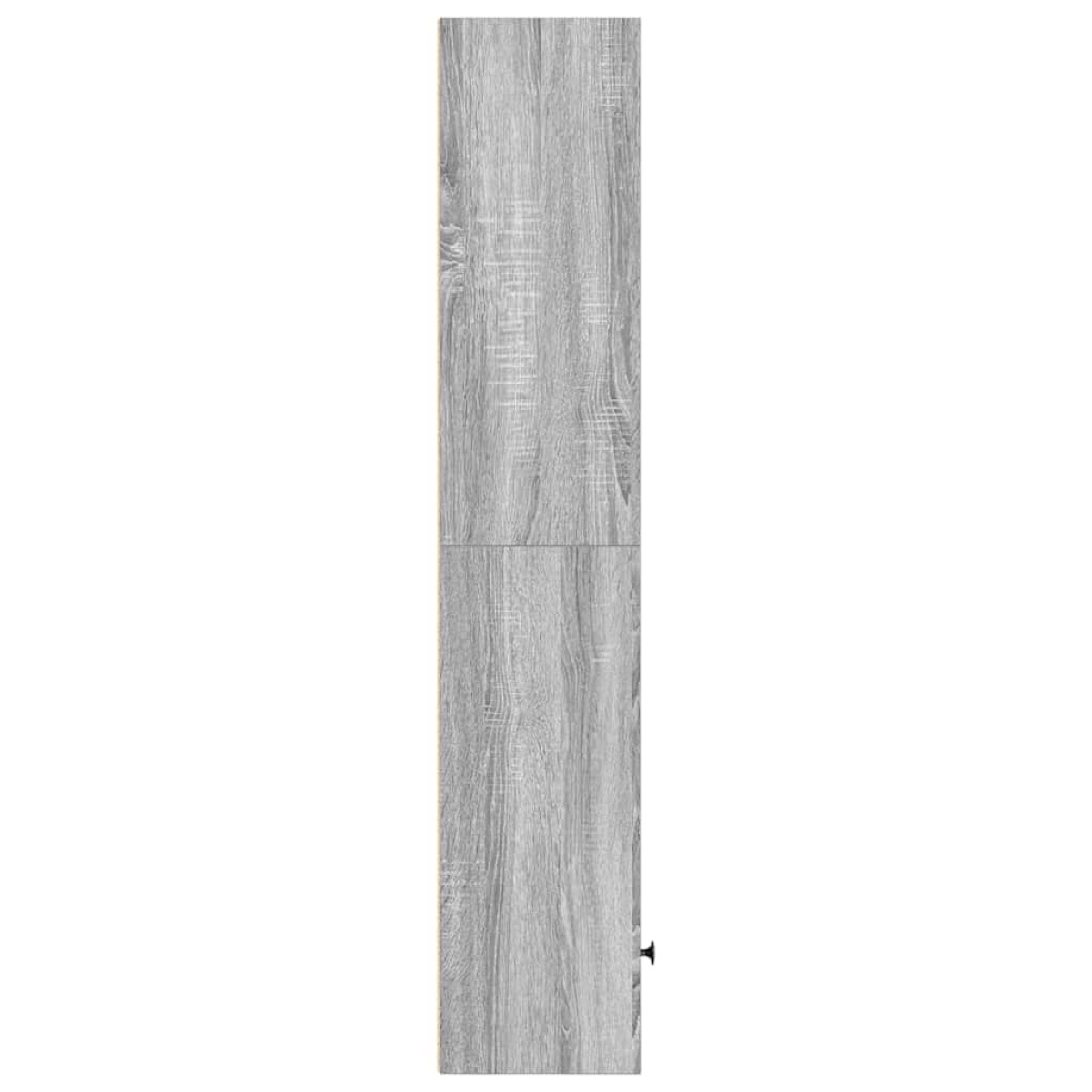 vidaXL Βιβλιοθήκη Γκρι Sonoma 31x24x127 εκ. από Επεξεργασμένο Ξύλο