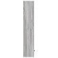 vidaXL Βιβλιοθήκη Γκρι Sonoma 31x24x127 εκ. από Επεξεργασμένο Ξύλο