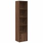 vidaXL Βιβλιοθήκη Καφέ Δρυς 31x24x127 εκ. από Επεξεργασμένο Ξύλο