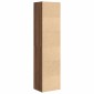 vidaXL Βιβλιοθήκη Καφέ Δρυς 31x24x127 εκ. από Επεξεργασμένο Ξύλο