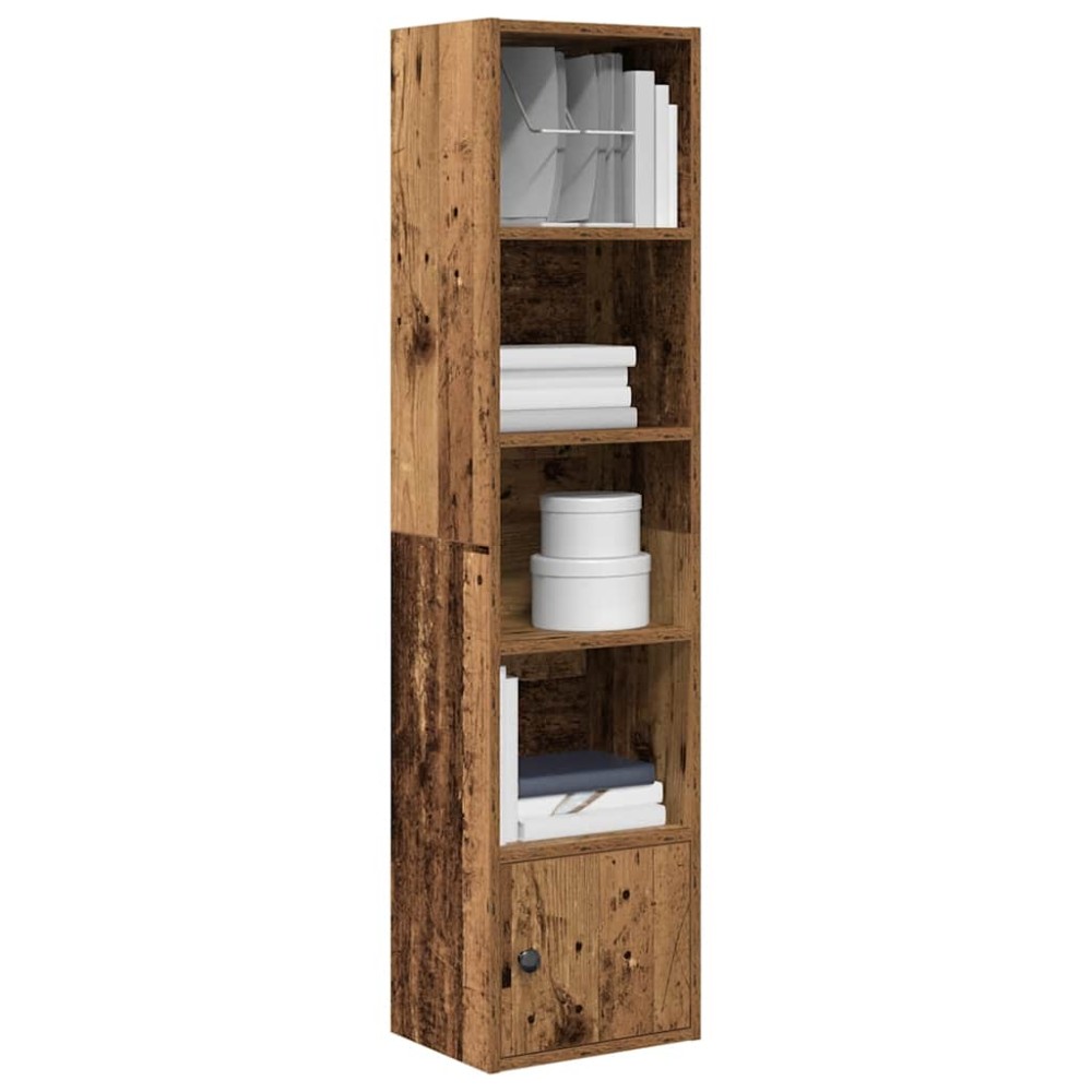 vidaXL Βιβλιοθήκη Όψη Παλαιού Ξύλου 31x24x127 εκ. Επεξεργασμένο Ξύλο