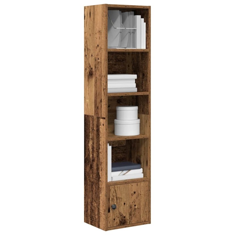 vidaXL Βιβλιοθήκη Όψη Παλαιού Ξύλου 31x24x127 εκ. Επεξεργασμένο Ξύλο