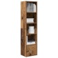 vidaXL Βιβλιοθήκη Όψη Παλαιού Ξύλου 31x24x127 εκ. Επεξεργασμένο Ξύλο