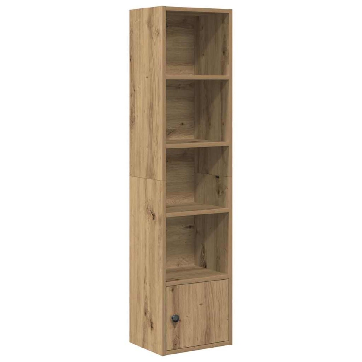 vidaXL Βιβλιοθήκη Αρτισιανή Δρυς 31x24x127 εκ. Επεξ. Ξύλο