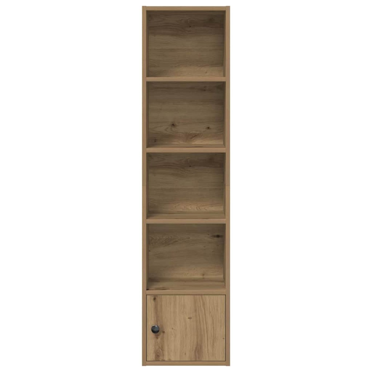 vidaXL Βιβλιοθήκη Αρτισιανή Δρυς 31x24x127 εκ. Επεξ. Ξύλο
