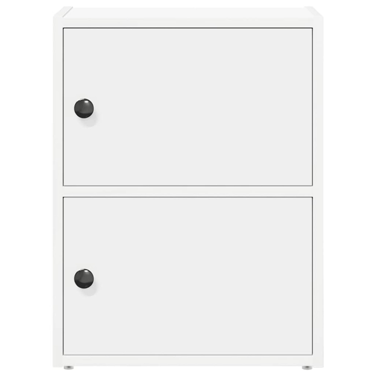vidaXL Βιβλιοθήκη Λευκή 40x24x52 εκ. από Επεξεργασμένο Ξύλο