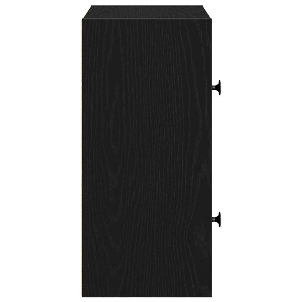 vidaXL Βιβλιοθήκη Μαύρη Δρυς 40x24x52 εκ. Κατασκευασμένο ξύλο