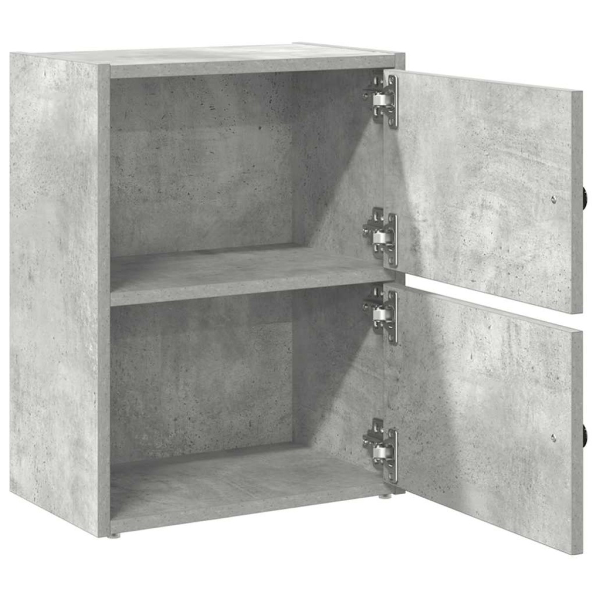 vidaXL Βιβλιοθήκη Γκρι Σκυροδέματος 40x24x52 εκ. Επεξεργ. Ξύλο