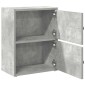 vidaXL Βιβλιοθήκη Γκρι Σκυροδέματος 40x24x52 εκ. Επεξεργ. Ξύλο