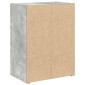 vidaXL Βιβλιοθήκη Γκρι Σκυροδέματος 40x24x52 εκ. Επεξεργ. Ξύλο