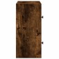 vidaXL Βιβλιοθήκη Καπνιστή Δρυς 40x24x52 εκ. από Επεξεργασμένο Ξύλο