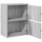 vidaXL Βιβλιοθήκη Γκρι Sonoma 40x24x52 εκ. από Επεξεργασμένο Ξύλο