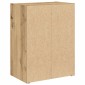 vidaXL Βιβλιοθήκη Αρτισιανή Δρυς 40x24x52 εκ. Επεξ. Ξύλο