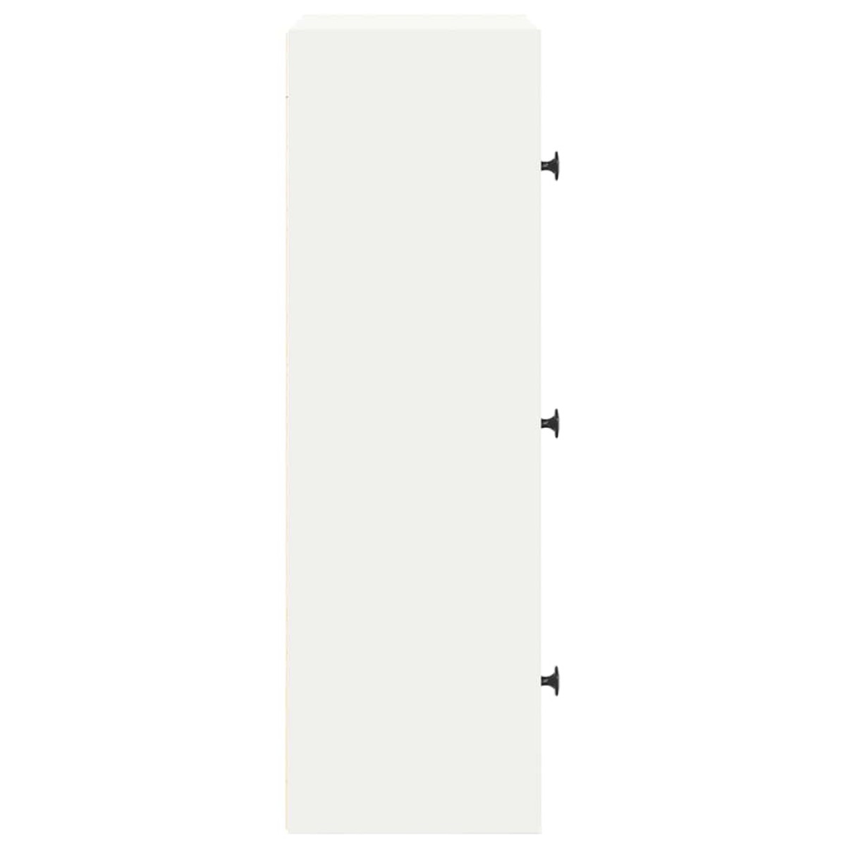 vidaXL Βιβλιοθήκη Λευκή 40x24x77 εκ. από Επεξεργασμένο Ξύλο