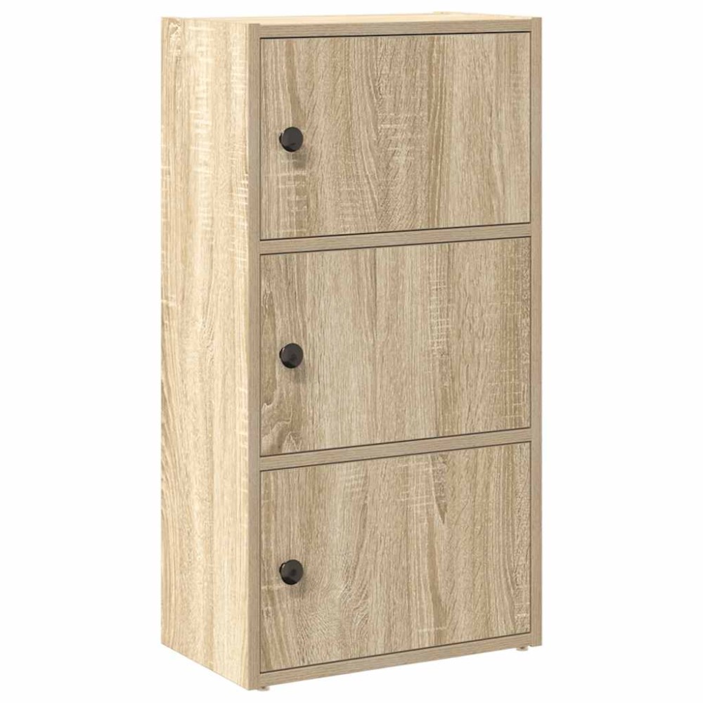 vidaXL Βιβλιοθήκη Sonoma Δρυς 40x24x77 εκ. από Επεξεργασμένο Ξύλο