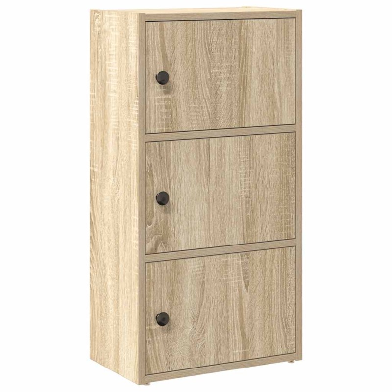 vidaXL Βιβλιοθήκη Sonoma Δρυς 40x24x77 εκ. από Επεξεργασμένο Ξύλο
