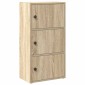 vidaXL Βιβλιοθήκη Sonoma Δρυς 40x24x77 εκ. από Επεξεργασμένο Ξύλο