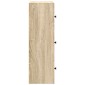 vidaXL Βιβλιοθήκη Sonoma Δρυς 40x24x77 εκ. από Επεξεργασμένο Ξύλο