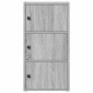 vidaXL Βιβλιοθήκη Γκρι Sonoma 40x24x77 εκ. από Επεξεργασμένο Ξύλο