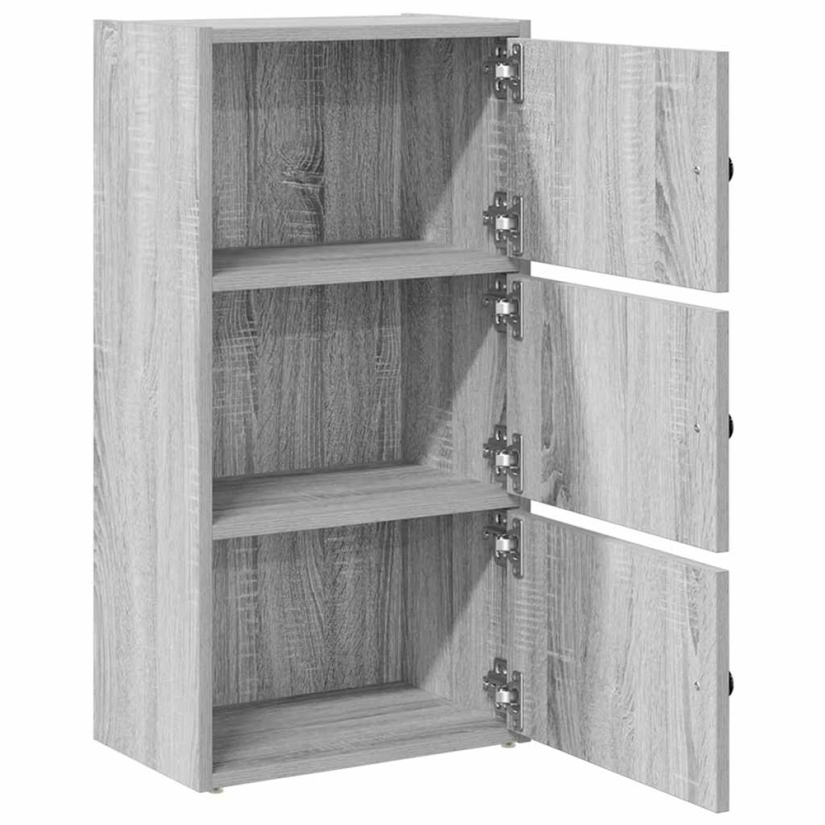 vidaXL Βιβλιοθήκη Γκρι Sonoma 40x24x77 εκ. από Επεξεργασμένο Ξύλο