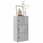 vidaXL Βιβλιοθήκη Γκρι Sonoma 40x24x77 εκ. από Επεξεργασμένο Ξύλο