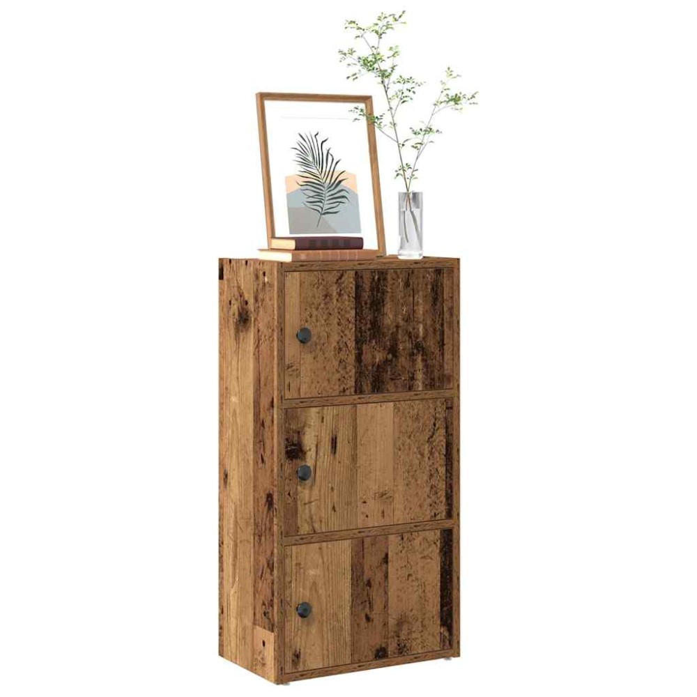 vidaXL Βιβλιοθήκη Όψη Παλαιού Ξύλου 40x24x77 εκ. Επεξεργασμένο Ξύλο