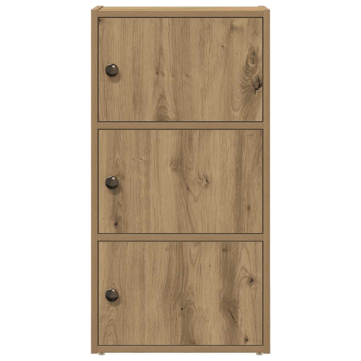 vidaXL Βιβλιοθήκη Αρτισιανή Δρυς 40x24x77 εκ. Επεξ. Ξύλο