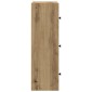 vidaXL Βιβλιοθήκη Αρτισιανή Δρυς 40x24x77 εκ. Επεξ. Ξύλο
