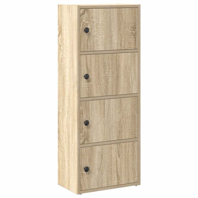 vidaXL Βιβλιοθήκη Sonoma Δρυς 40x24x102 εκ. από Επεξεργασμένο Ξύλο