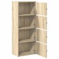 vidaXL Βιβλιοθήκη Sonoma Δρυς 40x24x102 εκ. από Επεξεργασμένο Ξύλο