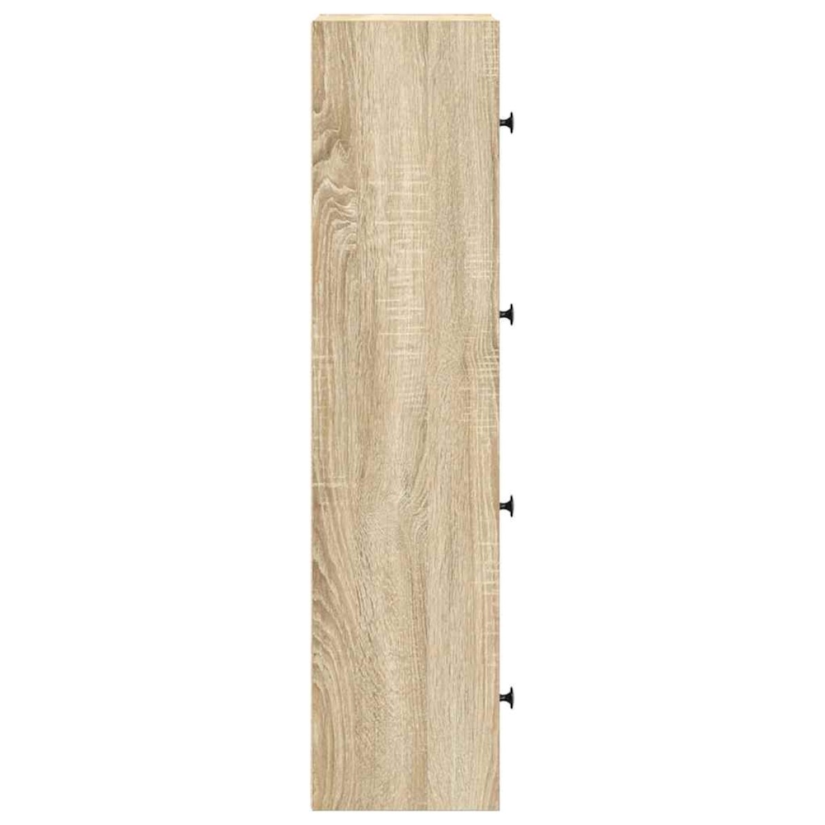 vidaXL Βιβλιοθήκη Sonoma Δρυς 40x24x102 εκ. από Επεξεργασμένο Ξύλο