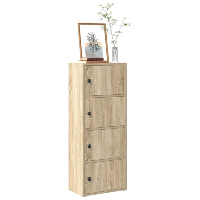 vidaXL Βιβλιοθήκη Sonoma Δρυς 40x24x102 εκ. από Επεξεργασμένο Ξύλο