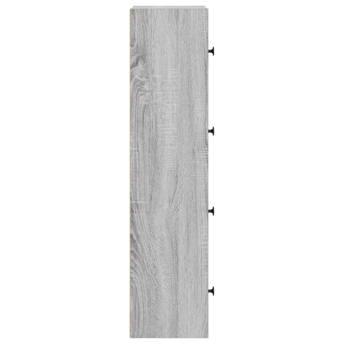 vidaXL Βιβλιοθήκη Γκρι Sonoma 40x24x102 εκ. από Επεξεργασμένο Ξύλο