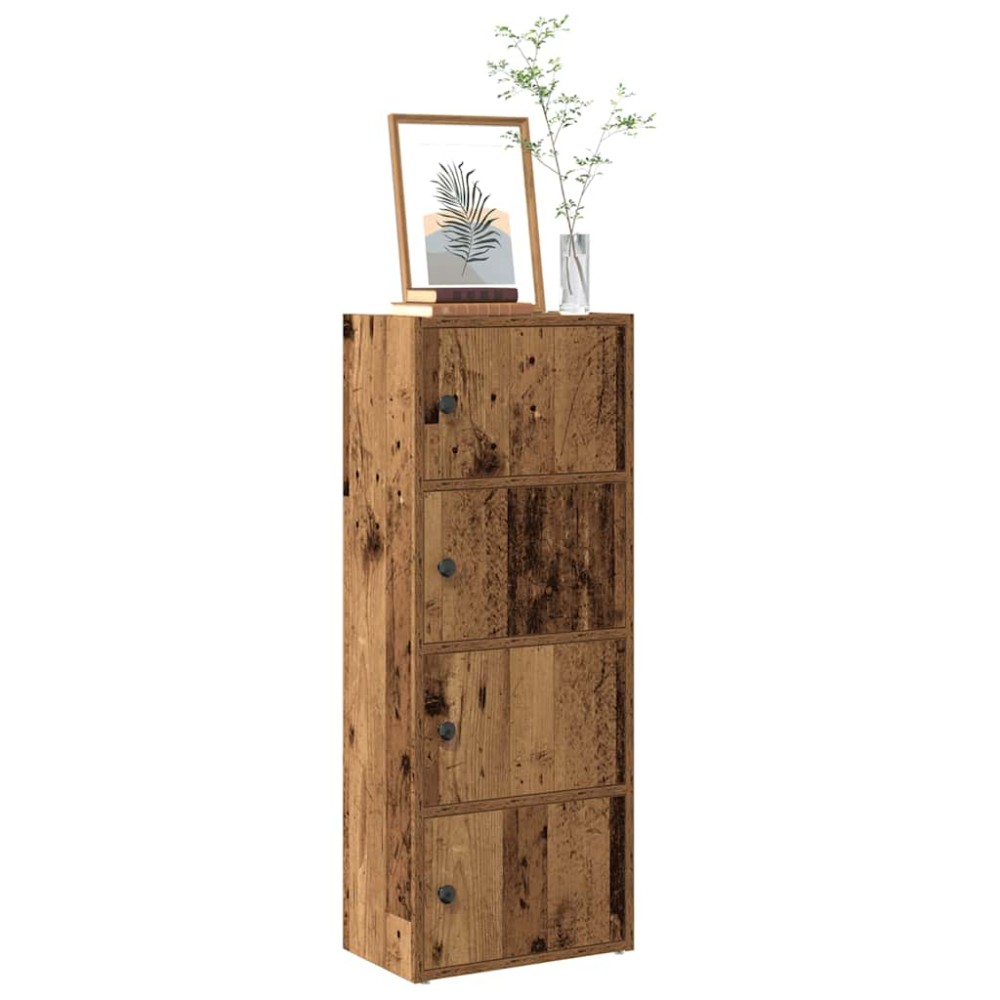 vidaXL Βιβλιοθήκη Όψη Παλαιού Ξύλου 40x24x102 εκ. Επεξεργασμένο Ξύλο